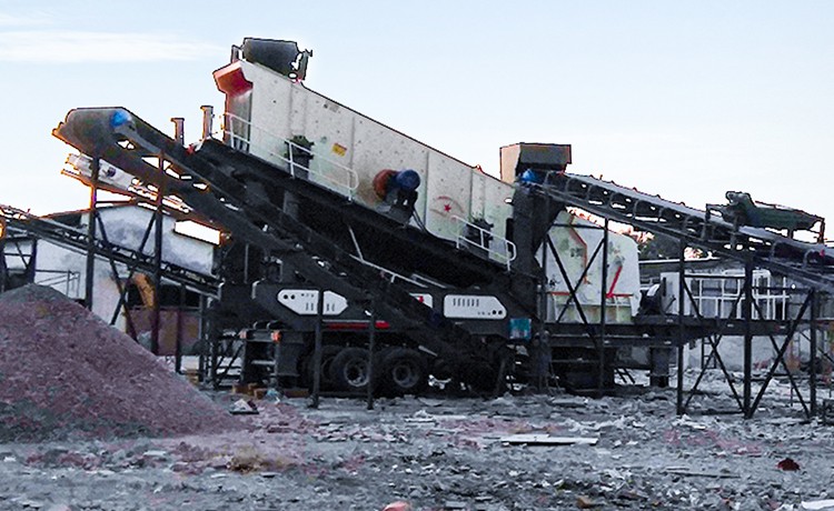 Wotetrack Crawler Mobile Vibrating Screen